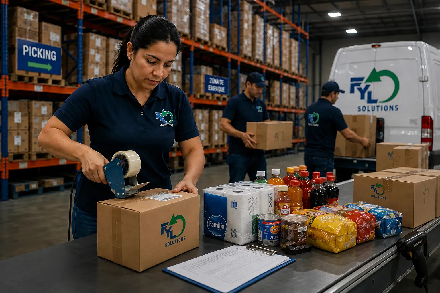 Consumo masivo alto volumen y rotacion FYL Solutions
